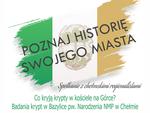 "Co kryją krypty w kościele na Górce?" Możecie się tego dowiedzieć!