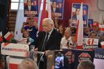 Jarosław Kaczyński z wizytą w Chełmie. To był typowy wiec wyborczy. "Oni naprawdę nie wiedzą, co to jest honor"