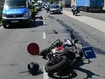 Chełm. Wypadek w trakcie egzaminu na prawo jazdy. Motocyklista w szpitalu