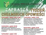 Chełmska Biblioteka Publiczna zaprasza na "Tydzień Chełmskich Opowieści"