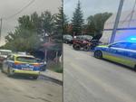 Chełm. Wjechał quadem w zaparkowane auto. Trafił do szpitala