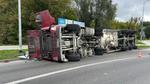 Przewrócona cysterna sparaliżowała miasto. Kierowcy utknęli w korkach | Dziennik Wschodni