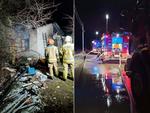 Tragiczny pożar w Okszowie-Kolonii. W zgliszczach znaleziono zwęglone zwłoki