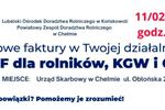 Szkolenie Cyfrowe faktury w Twojej działalności - KSeF dla rolników, K