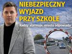 Niebezpieczny wyjazd przy szkole w Chełmie. Radny alarmuje, miasto odpowiada