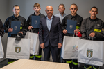 Wójt podziękował młodym strażakom z OSP Żółtańce za wzorową postawę