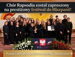 Chełmski chór Rapsodia zaproszony na prestiżowy festiwal do Hiszpanii. Potrzebne wsparcie