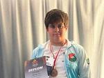 Franciszek Flis na mistrzowskim podium