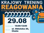 Krajowy Trening Reagowania w Chełmie. Bezpłatne szkolenie dla mieszkańców
