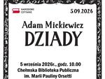 Chełm. Narodowe Czytanie "Dziadów" Adama Mickiewicza