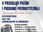 Ruszają zgłoszenia do V Przeglądu Pieśni i Piosenki Patriotycznej w Leśniowicach
