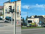 Wypadek na skrzyżowaniu Armii Krajowej i Ogrodowej w Chełmie. Ciężarówka zderzyła się z motorowerzystką